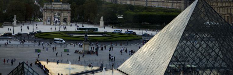 Louvre And Mona Lisa